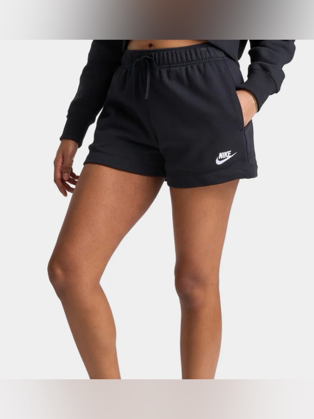 Nike Women's Black Drawstring Shorts